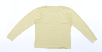 Womens UK Size M bonmarche Beige Pullover Jumper