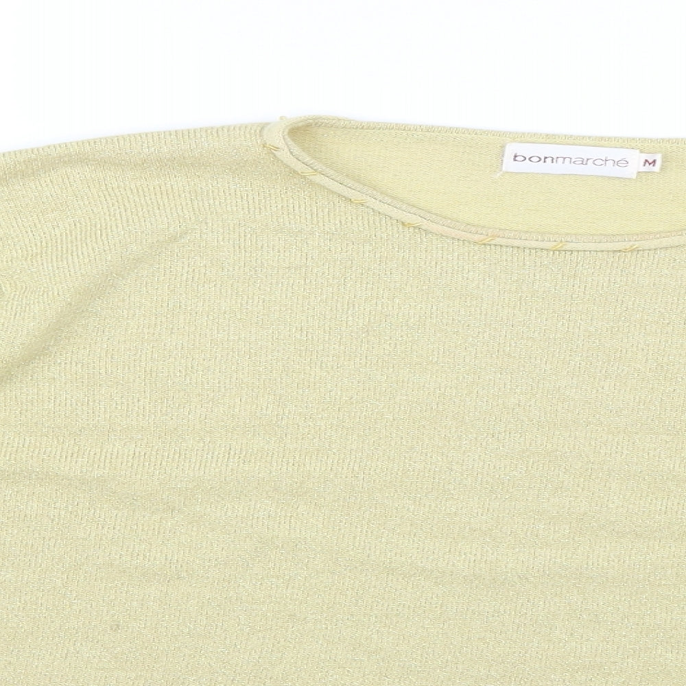 Womens UK Size M bonmarche Beige Pullover Jumper