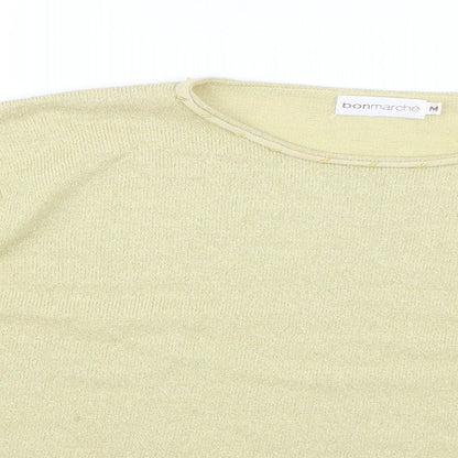Womens UK Size M bonmarche Beige Pullover Jumper