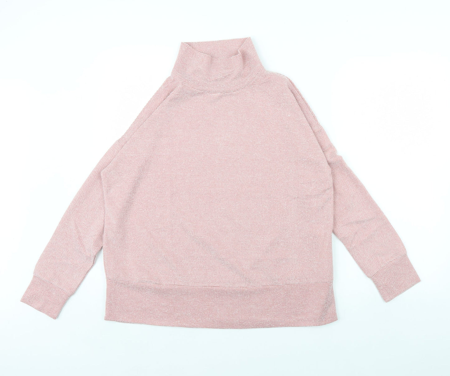 Womens UK Size 10 M&Co Pink Pullover Jumper
