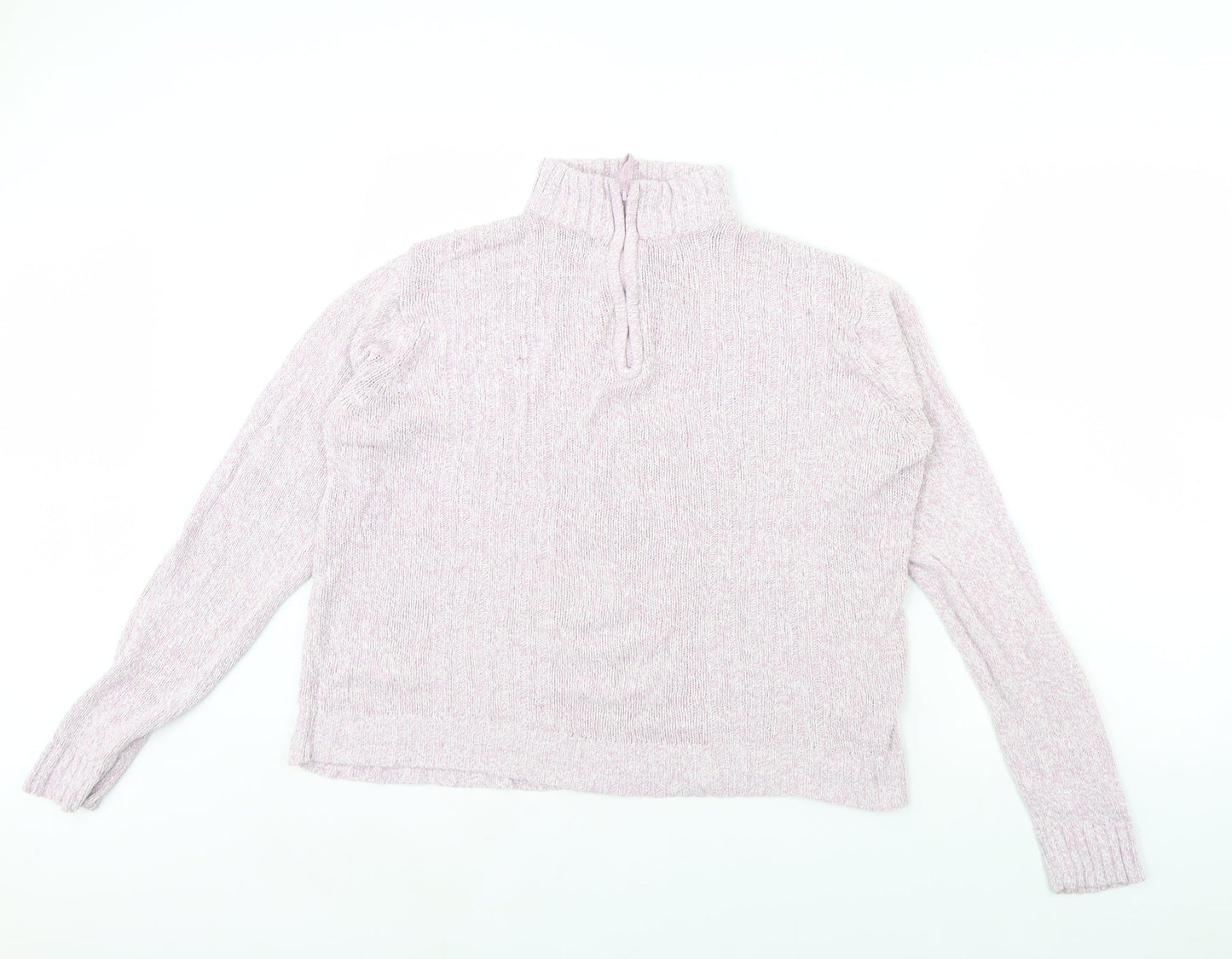 Womens UK Size 12 Berketex Pink Henley Jumper
