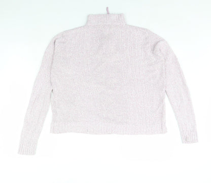 Womens UK Size 12 Berketex Pink Henley Jumper