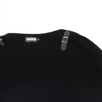 Girl In Mind Womens Black   Pullover Jumper Size M