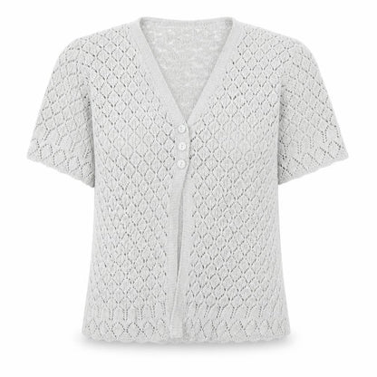 Womens UK Size L Beaumonde Grey Cardigan Jumper