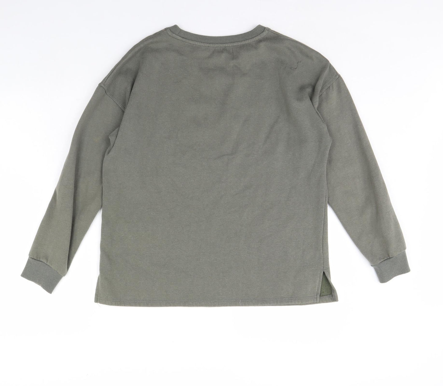 Womens UK Size 14 Papaya Green Pullover Jumper