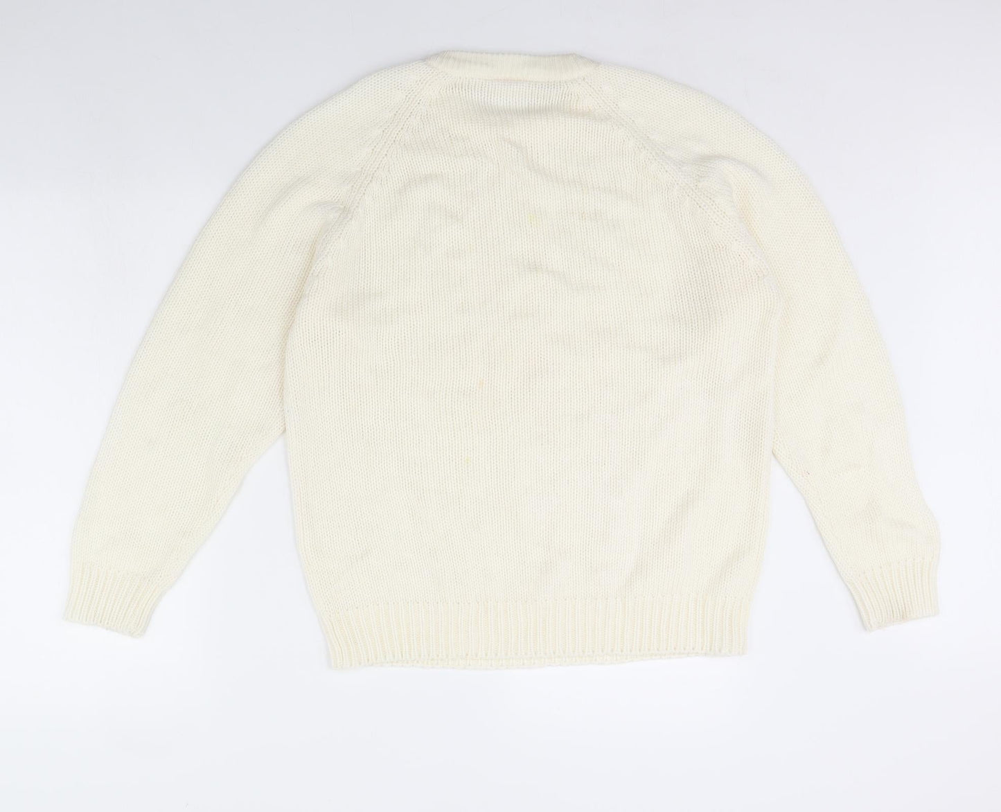 Womens UK Size 10 Amari Ivory Pullover Jumper