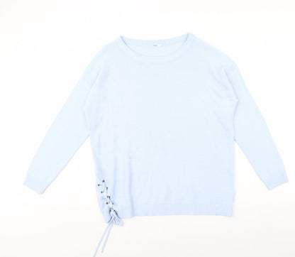 Womens UK Size S Capsule Blue Pullover Jumper