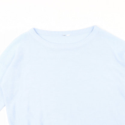 Womens UK Size S Capsule Blue Pullover Jumper