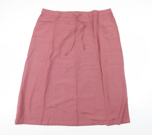 Capsule Womens Pink   Flare Skirt Size 46 in