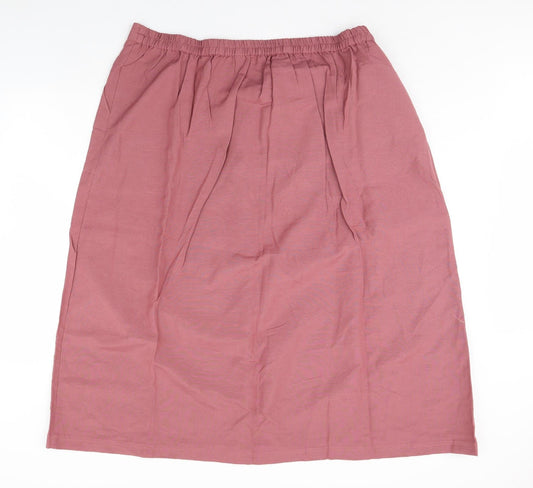 Capsule Womens Pink   Flare Skirt Size 46 in