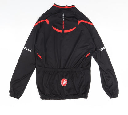 Preworn Boys Black   Jacket  Size 13 Years