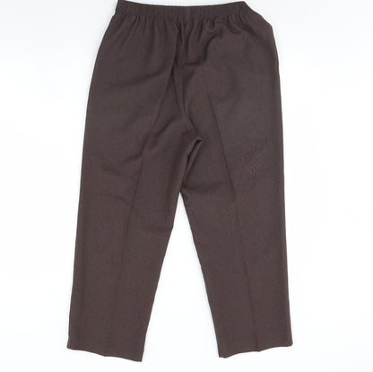 BM Womens Brown   Trousers  Size 12 L28 in