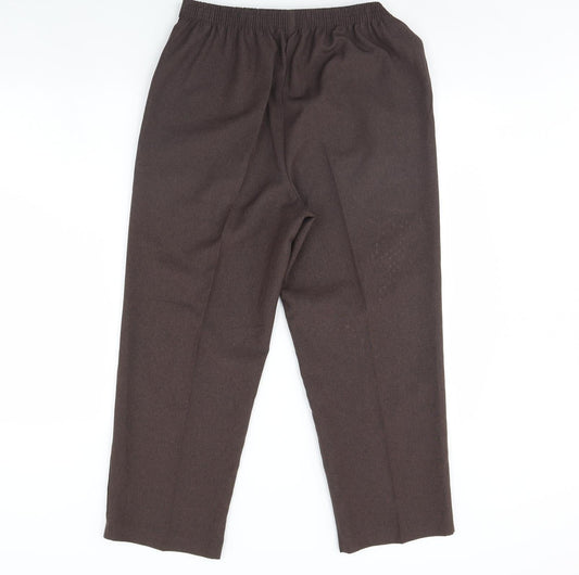 BM Womens Brown   Trousers  Size 12 L28 in