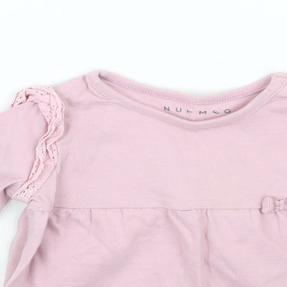 Nutmeg Girls Purple   Basic T-Shirt Size 12 Months