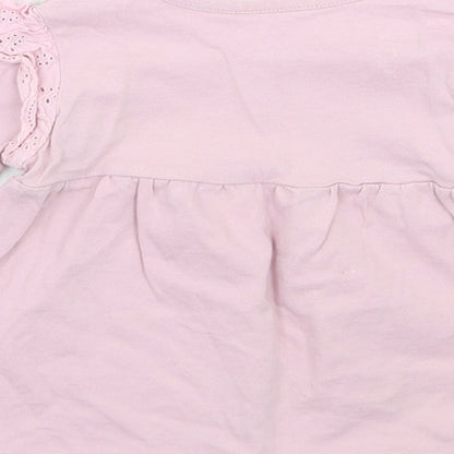 Nutmeg Girls Purple   Basic T-Shirt Size 12 Months