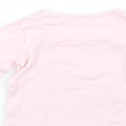George Girls Pink   Basic T-Shirt Size 12-18 Months