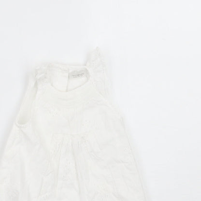NEXT Girls White   Babygrow One-Piece Size 0-3 Months