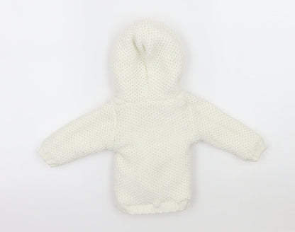 Early days Girls White   Jacket Coatigan Size 0-3 Months