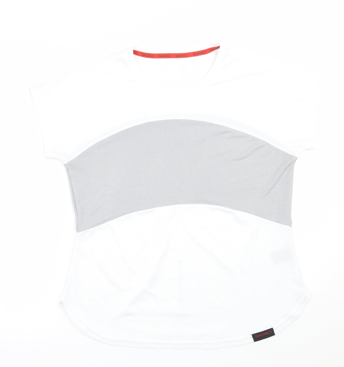 sundried Womens White   Basic T-Shirt Size L