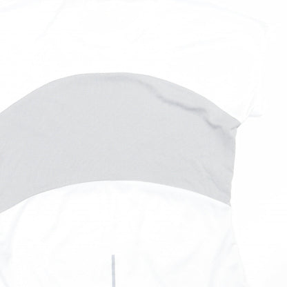 sundried Womens White   Basic T-Shirt Size L