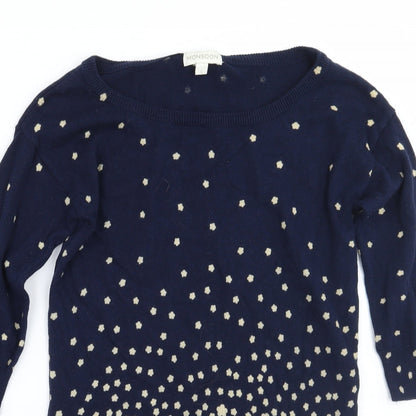 Womens UK Size S Monsoon Blue Pullover Jumper