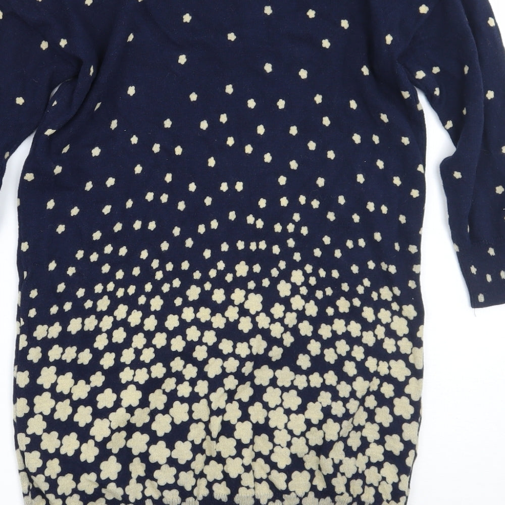 Womens UK Size S Monsoon Blue Pullover Jumper