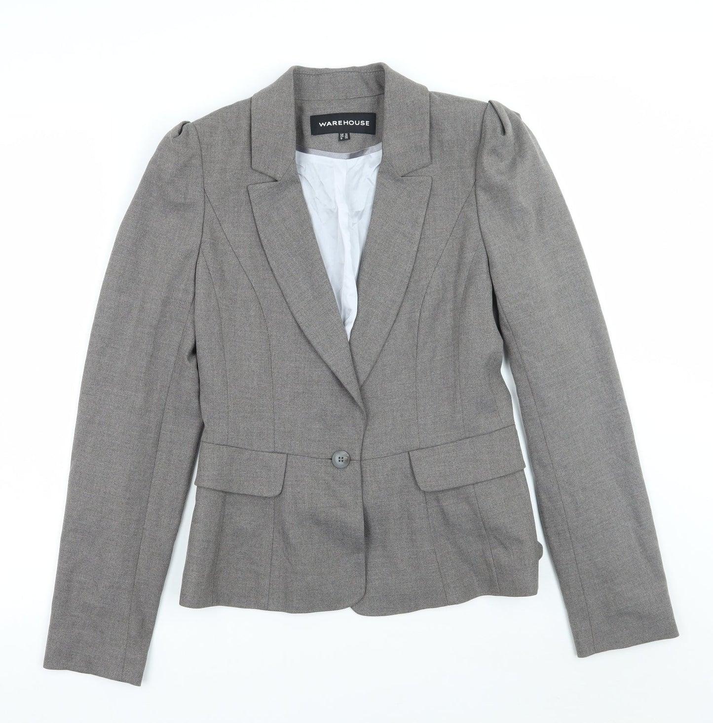 Warehouse Womens Brown   Jacket Suit Jacket Size 10