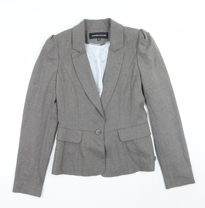 Warehouse Womens Brown   Jacket Suit Jacket Size 10