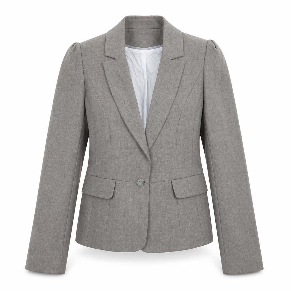 Womens UK Size 10 Warehouse Regular Brown Suit Jacket