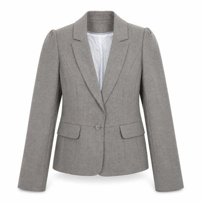 Womens UK Size 10 Warehouse Regular Brown Suit Jacket