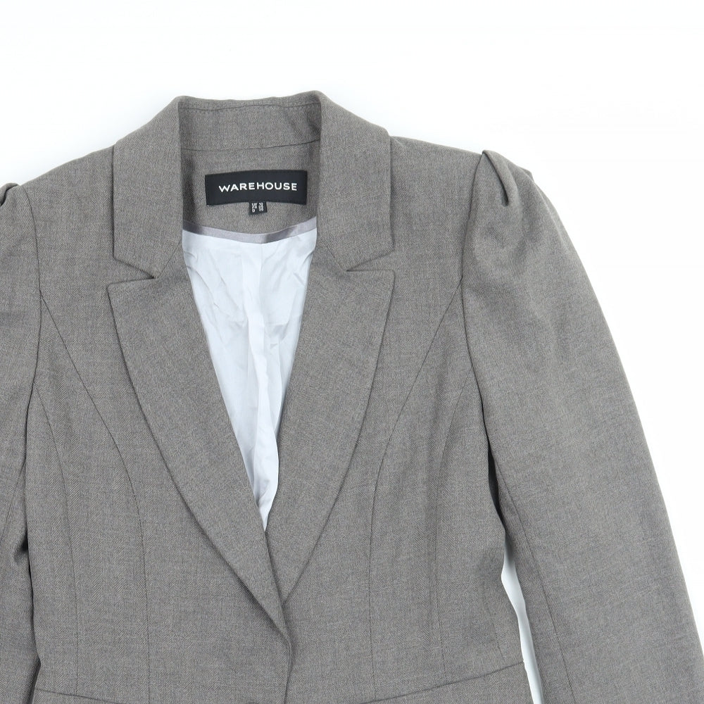 Warehouse Womens Brown   Jacket Suit Jacket Size 10