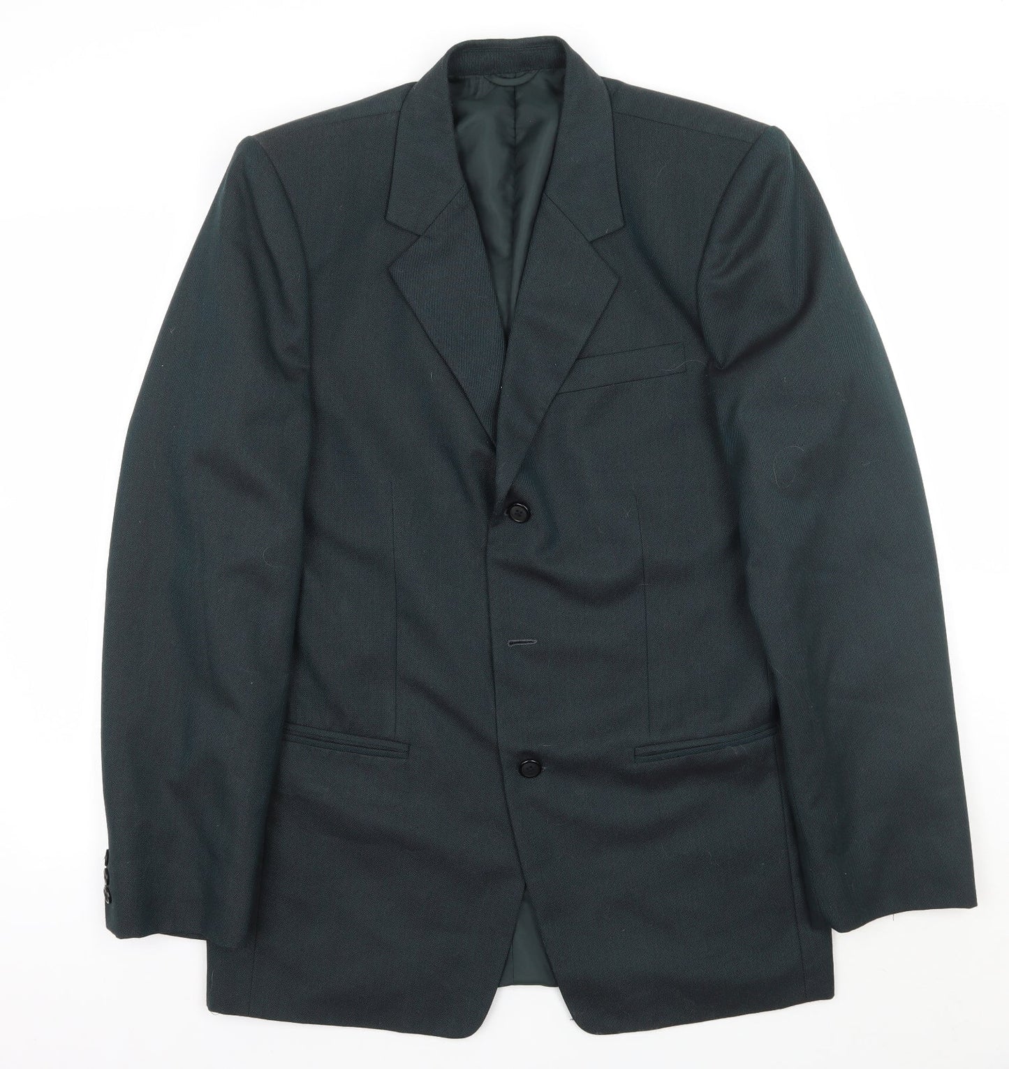 Mens UK Size 36 Preworn Regular Green Suit Jacket