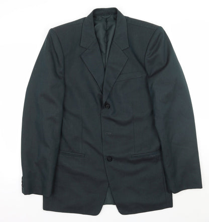 Mens UK Size 36 Preworn Regular Green Suit Jacket