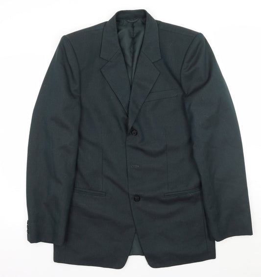 Mens UK Size 36 Preworn Regular Green Suit Jacket