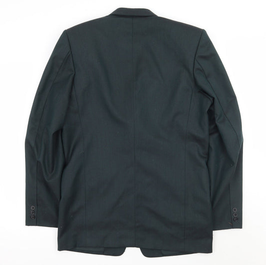 Mens UK Size 36 Preworn Regular Green Suit Jacket