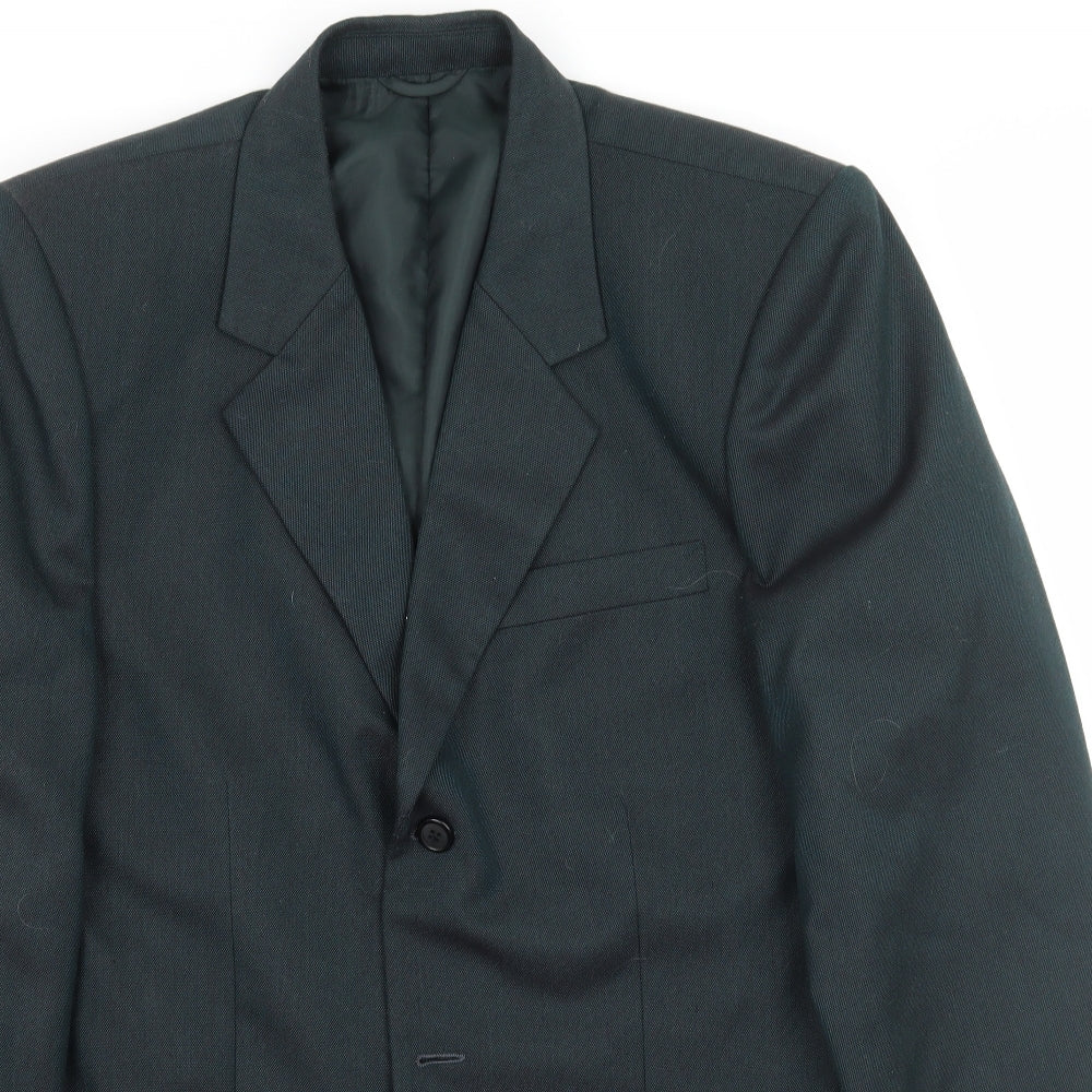 Mens UK Size 36 Preworn Regular Green Suit Jacket