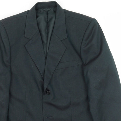 Mens UK Size 36 Preworn Regular Green Suit Jacket