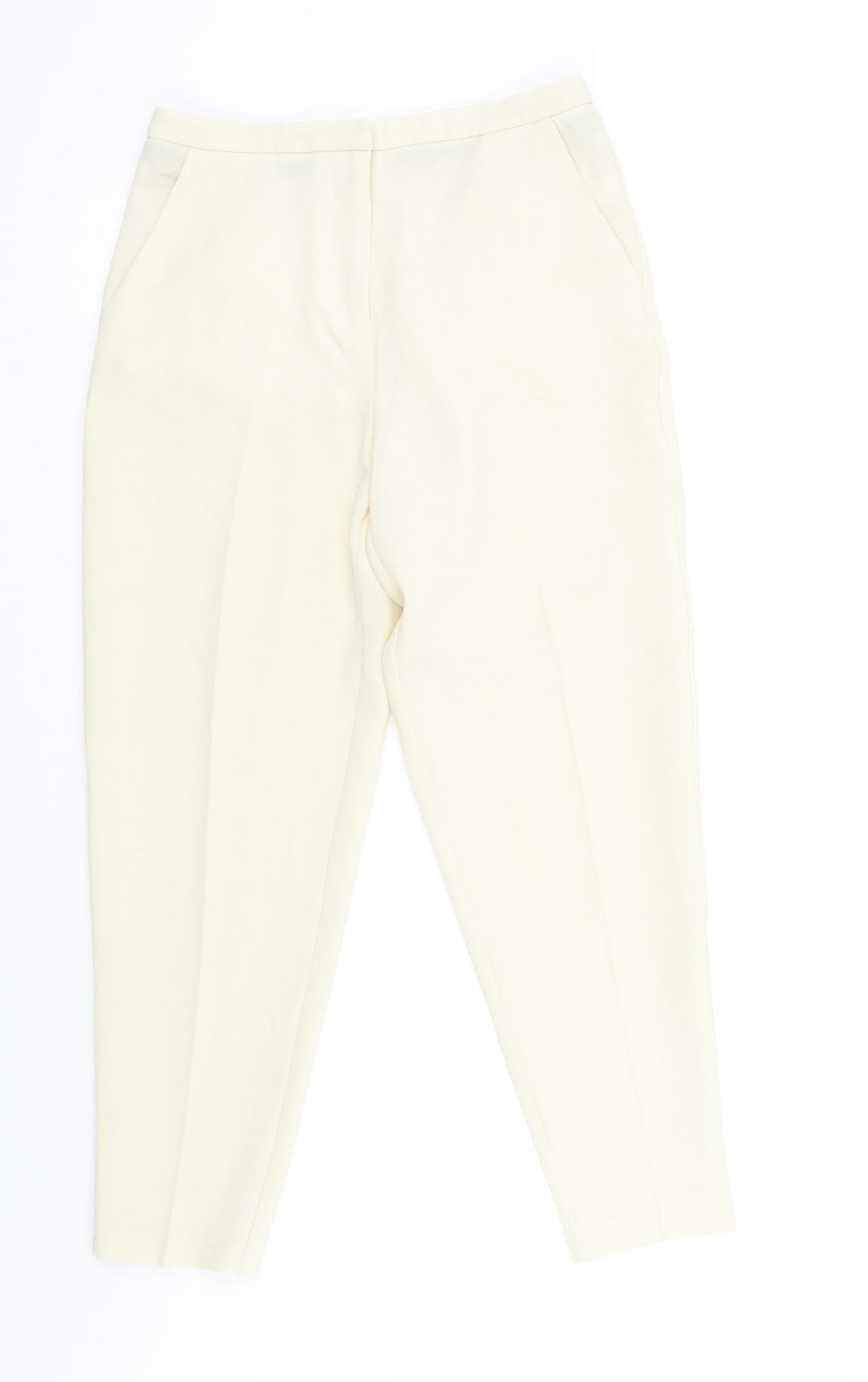 Topshop Womens Beige   Trousers  Size 10 L27 in