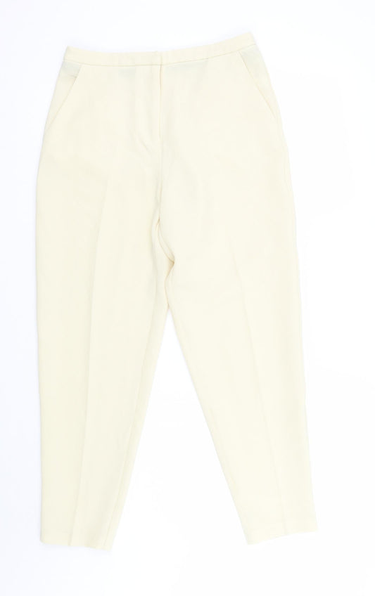 Topshop Womens Beige   Trousers  Size 10 L27 in