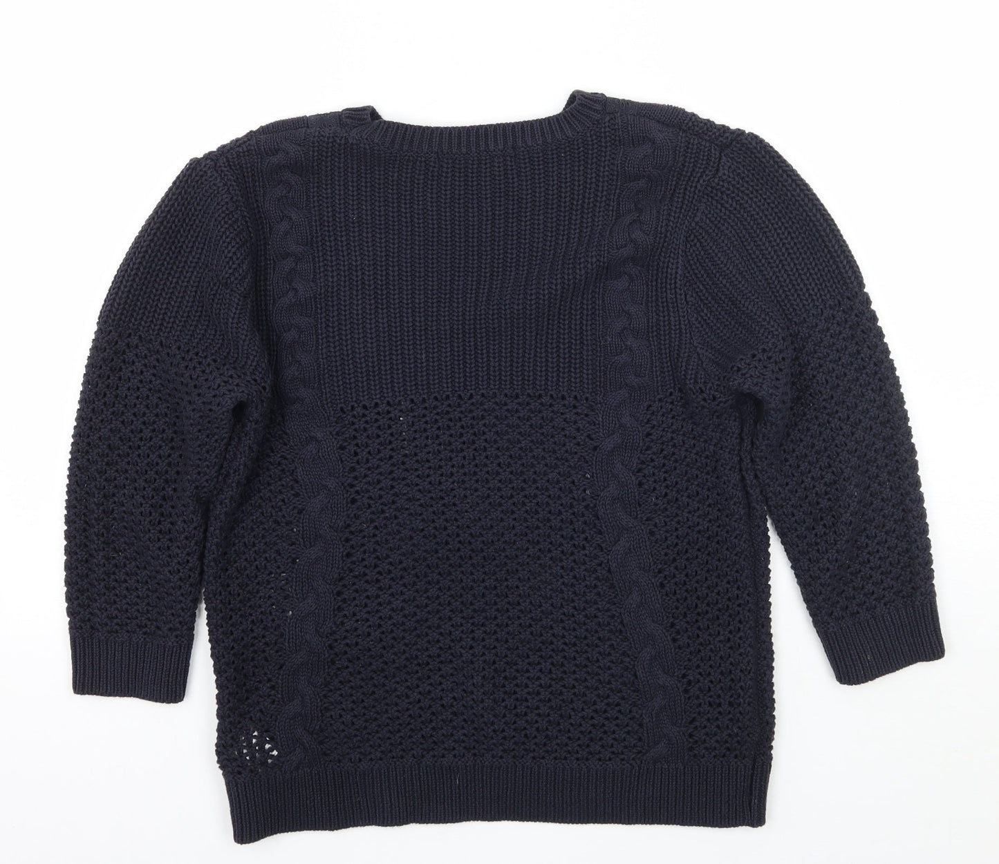 Womens UK Size 12 Marks and Spencer Blue Pullover Jumper