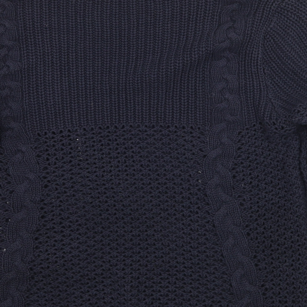 Womens UK Size 12 Marks and Spencer Blue Pullover Jumper