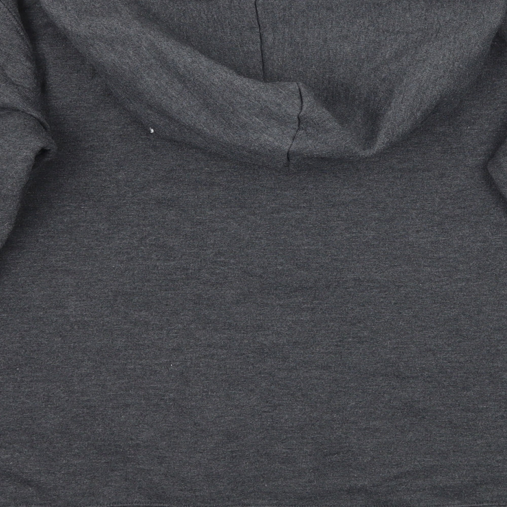 Port & Company Womens Grey   Pullover Hoodie Size M