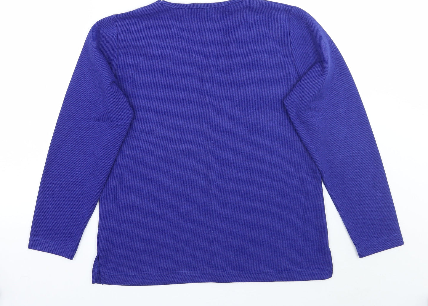 EWM Womens Purple   Basic T-Shirt Size 14