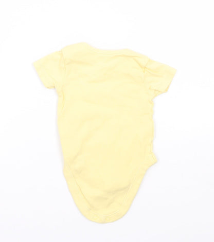 George Girls Yellow   Babygrow One-Piece Size 0-3 Months