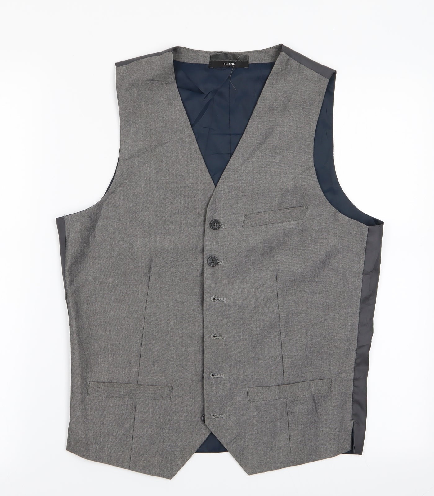 Mens UK Size S Cedar Wood State Grey Gilet