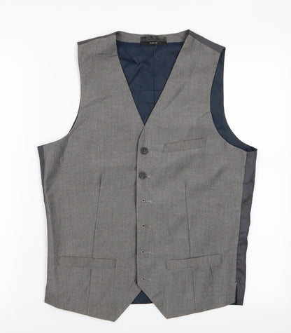 Mens UK Size S Cedar Wood State Grey Gilet
