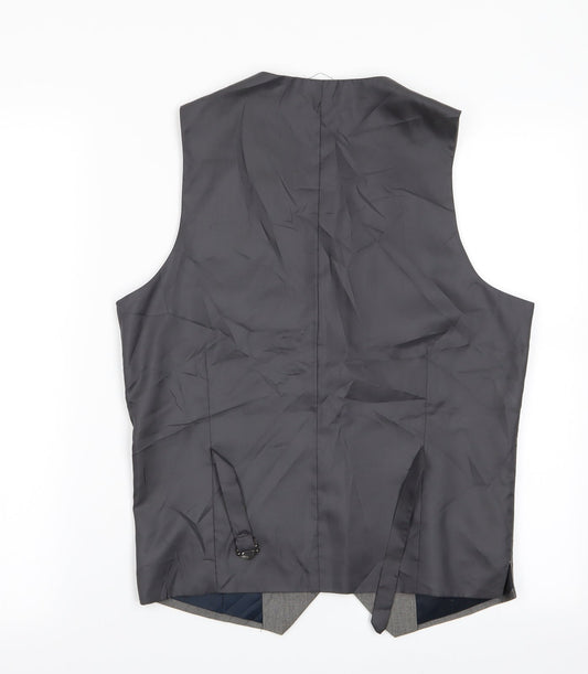 Mens UK Size S Cedar Wood State Grey Gilet