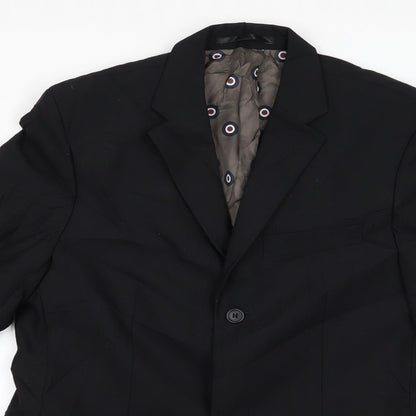 Mens UK Size  Ben Sherman Vintage Black Jacket