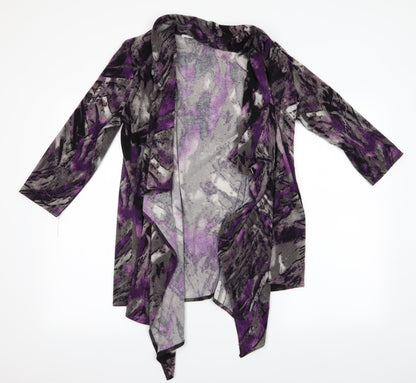 Classics Womens Purple   Cardigan Jumper Size S  - Waterf