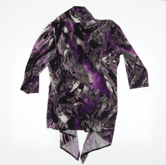 Classics Womens Purple   Cardigan Jumper Size S  - Waterf